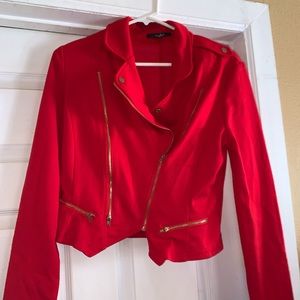 Red jacket